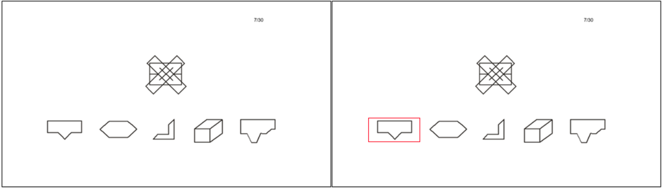 An example item from the Gottschaldt Figures Test (GFT)